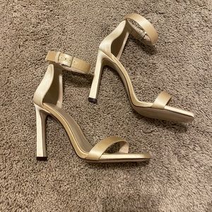 Stuart Weitzman Satin Heel Sandals Size 8